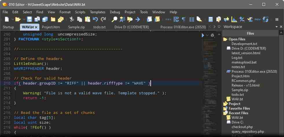 010 编辑器 【十六进制编辑器】