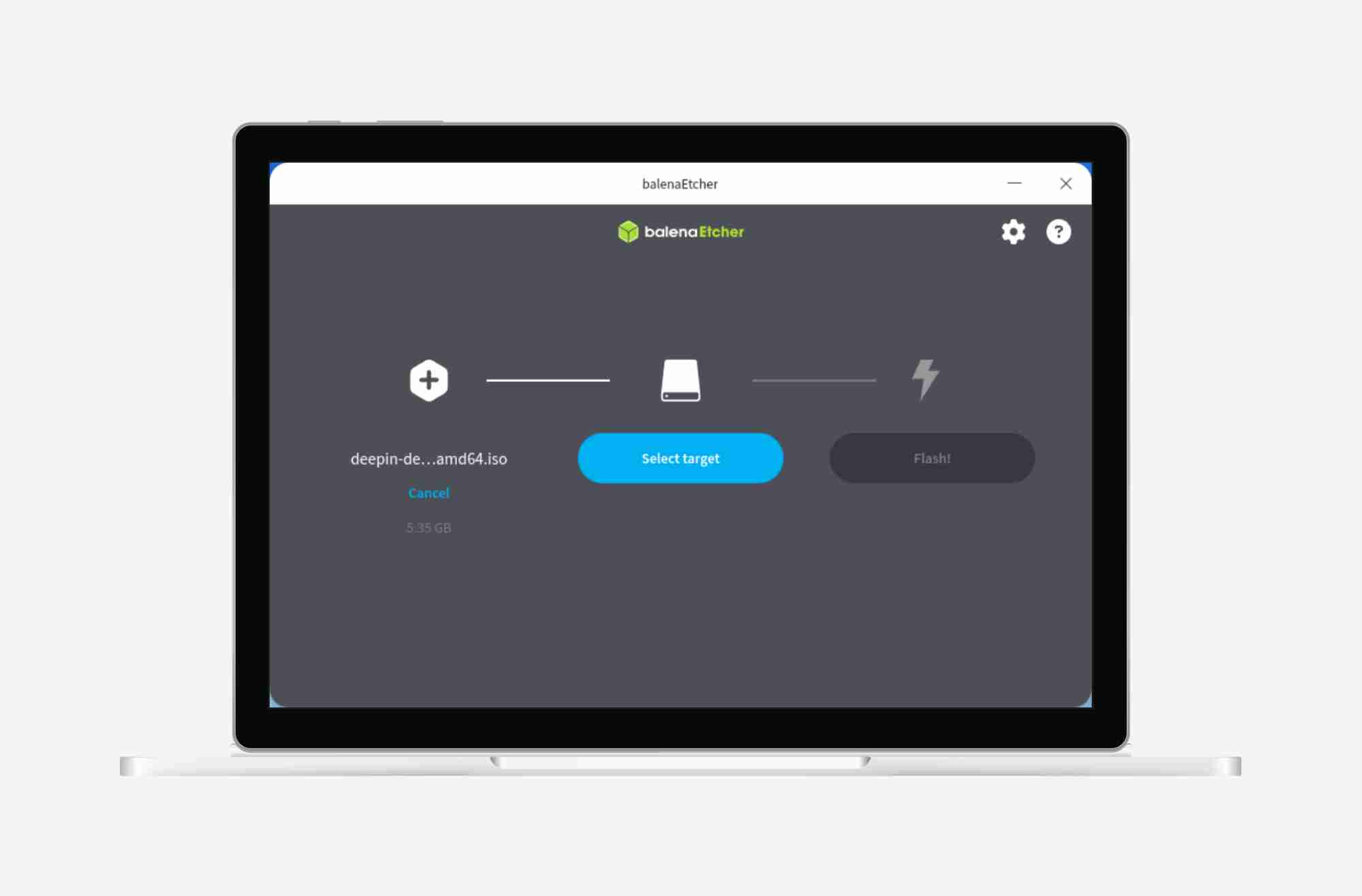 【deepin】如何使用 Etcher 制作 U 盘安装系统盘