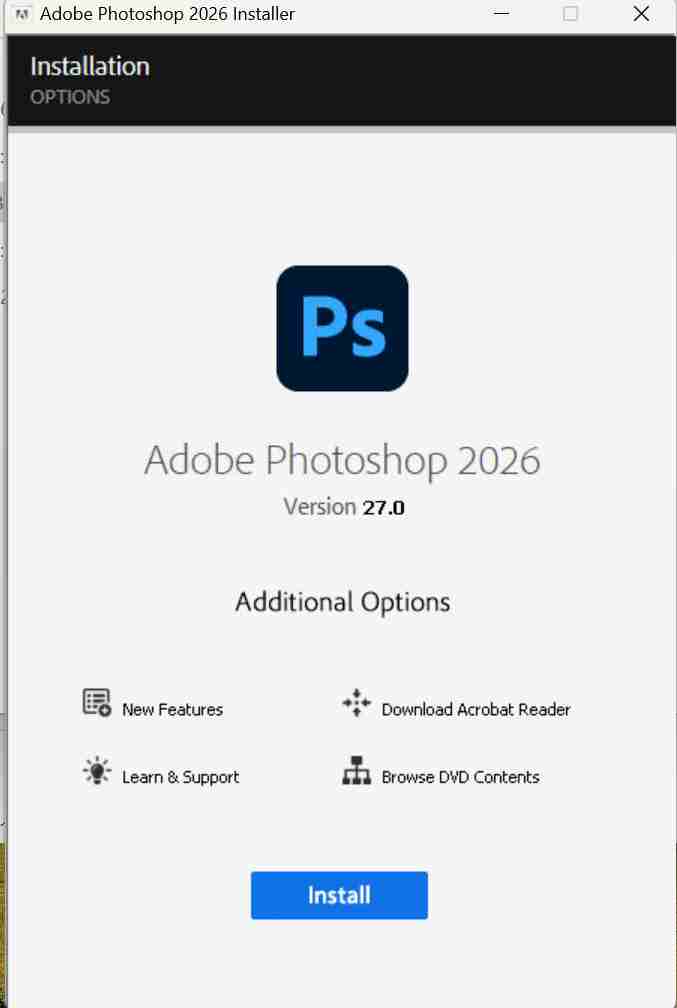 Adobe Photoshop 2026最新一键安装