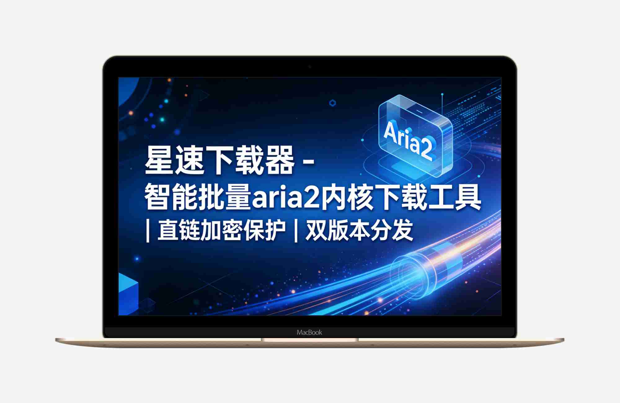 【Python 原创】星速下载器 - 智能批量aria2内核下载工具 | 直链加密保护 | 双版本分发