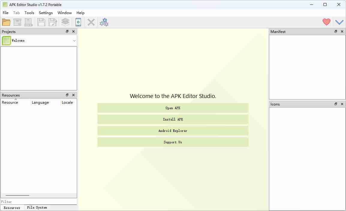 APK逆向(APK Editor Studio) v1.7.1工程编辑器