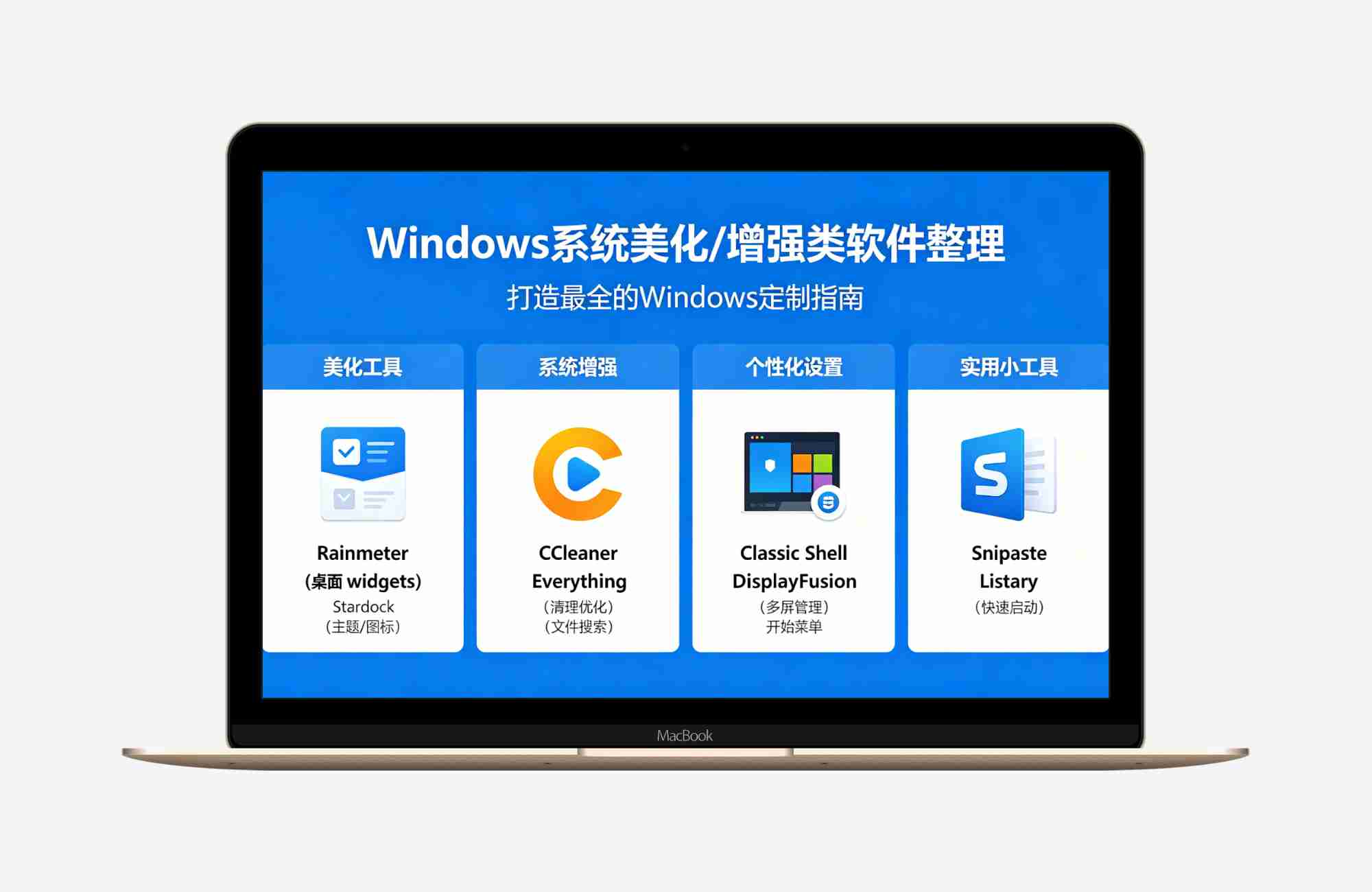 致力于打造最全（系统美化/增强类软件整理） Windows 定制指南